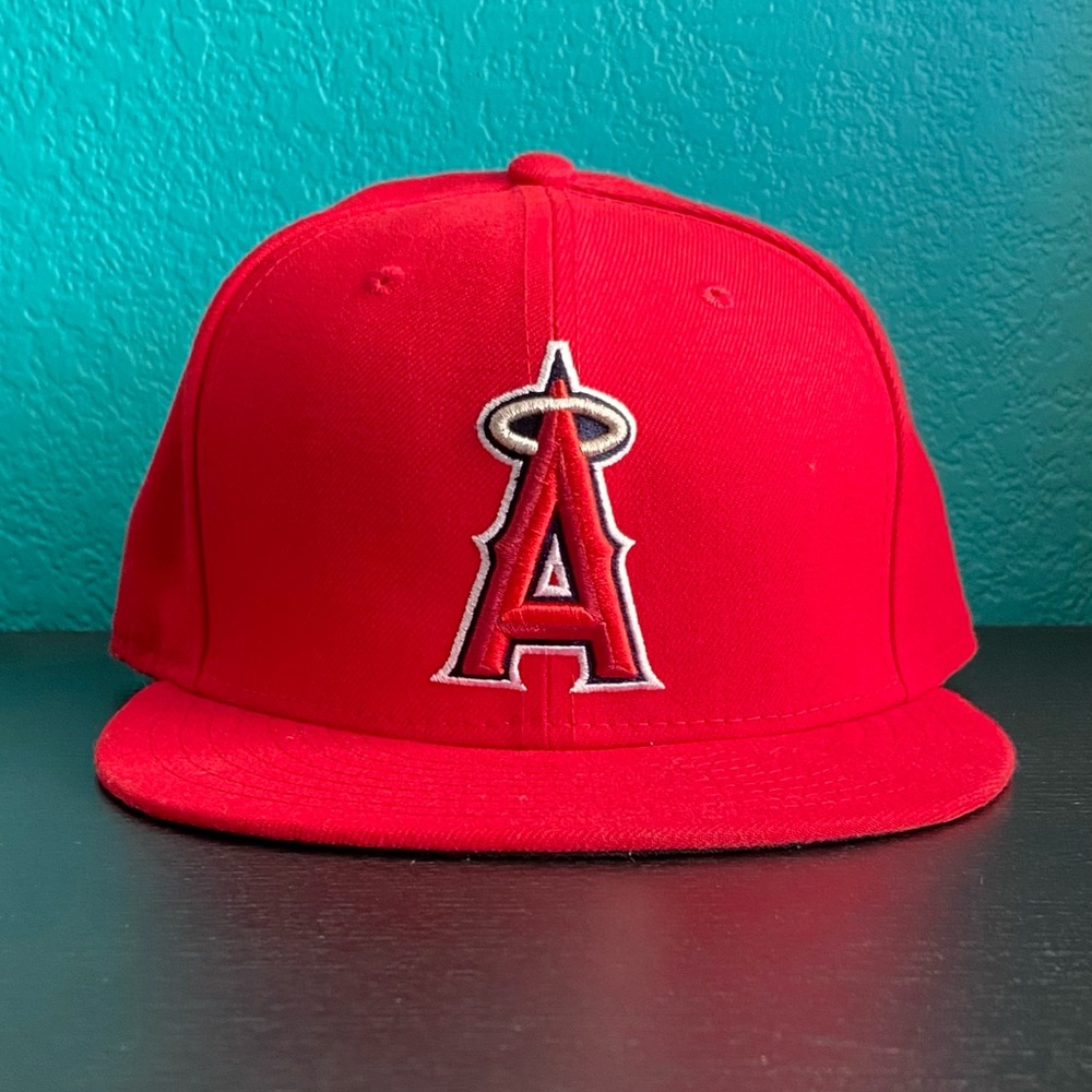 Los Angeles Angels Baseball Flat-bill Lids Hat ~ Size 7 1/4